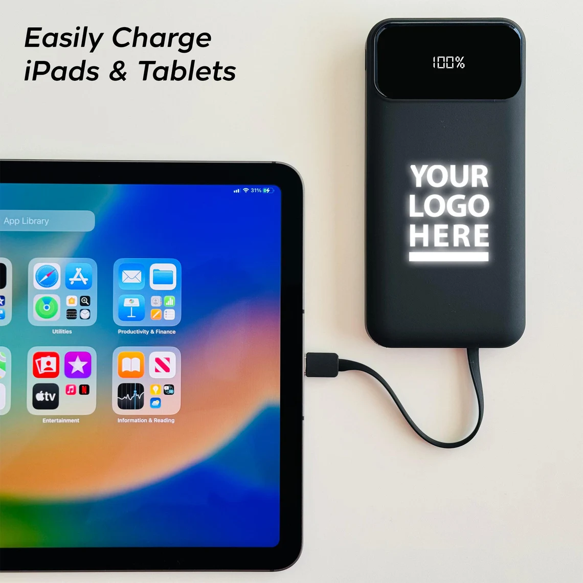 Custom logo/name Company Gift Personalized Charger, Customized Gift Powerbank, Personalized iPhone Charger, Promotional Powerbank Cambodia