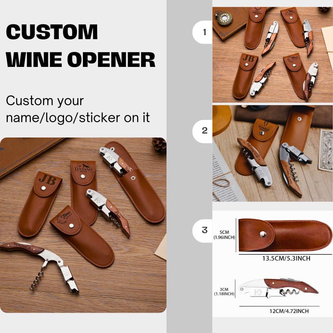 Custom name/logo wine opener Cambodia