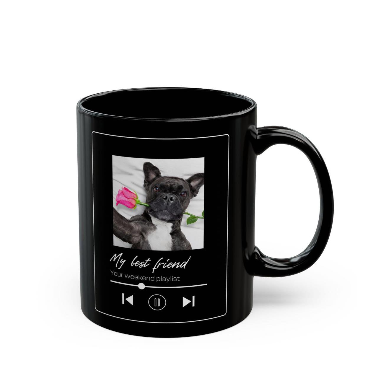 Custom your logo /photo mug white and black Cambodia