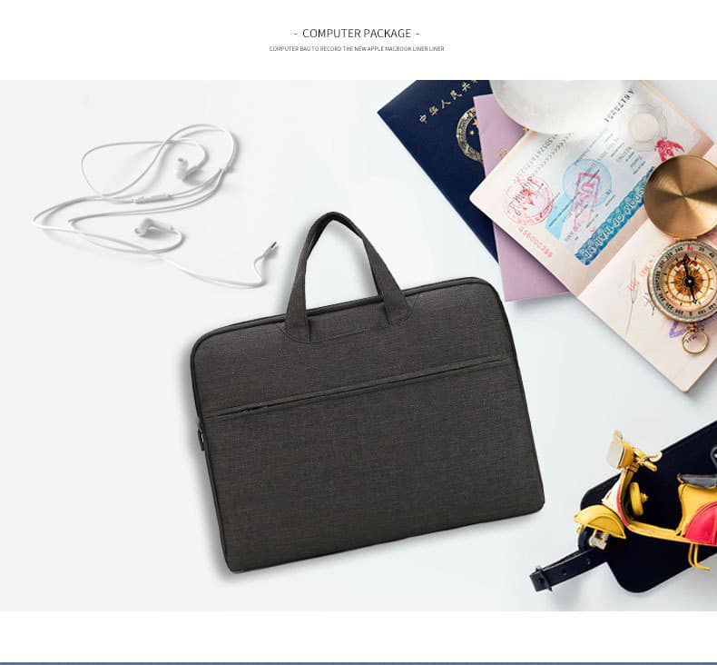 Custom your logo/name briefcase folder business bag Cambodia
