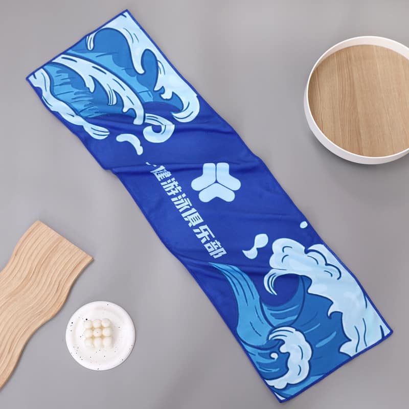 Custom logo/name/sticker towels/sports towels Cambodia