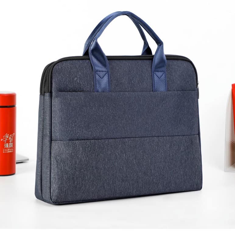 Custom your logo/name briefcase folder business bag Cambodia