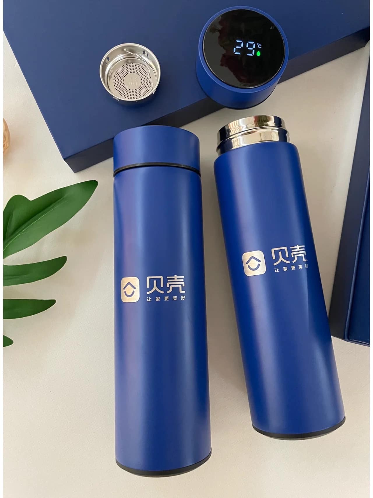 Custom your logo/name/sticker notebook pen bottle set Cambodia