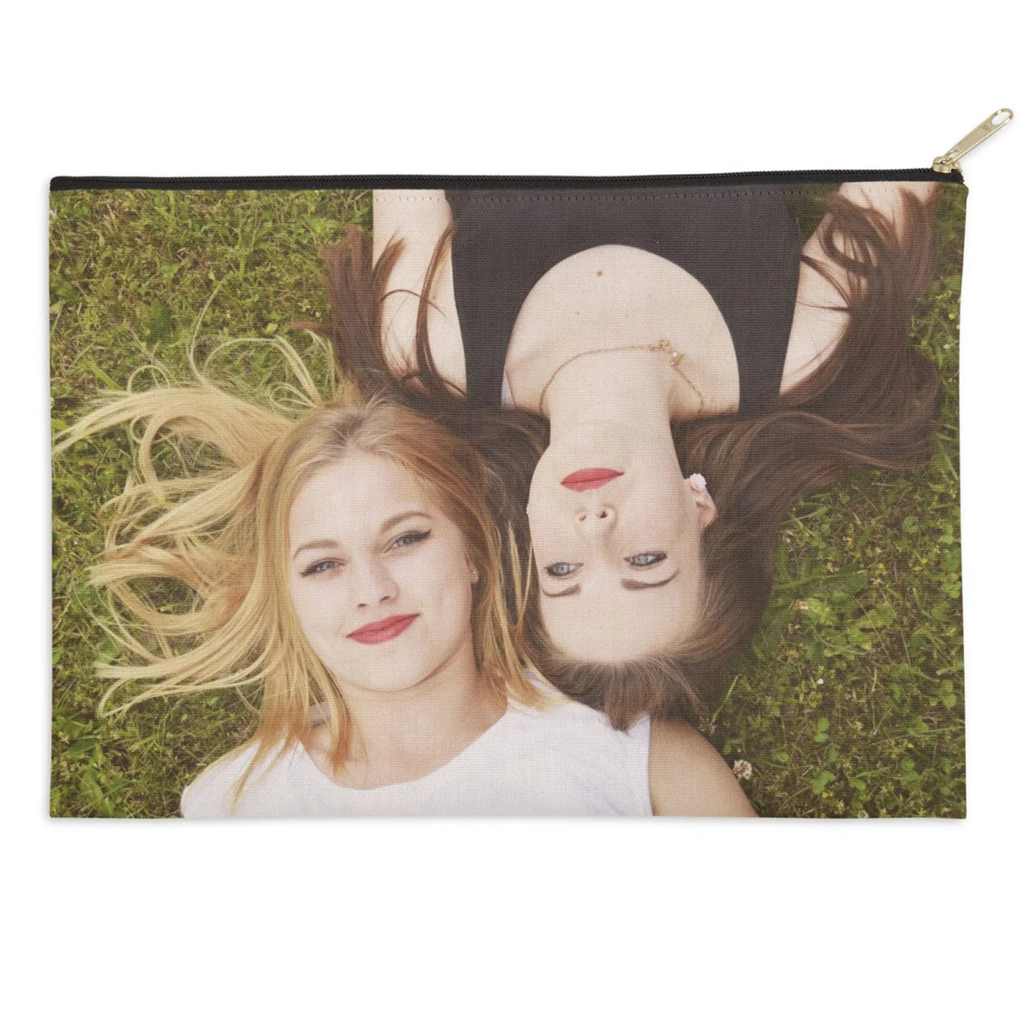 Custom Zip pouch photo cosmetic bag your photo zippered bag custom gift personalized gifts cheap photo gift your image photo zip pouch Cambodia