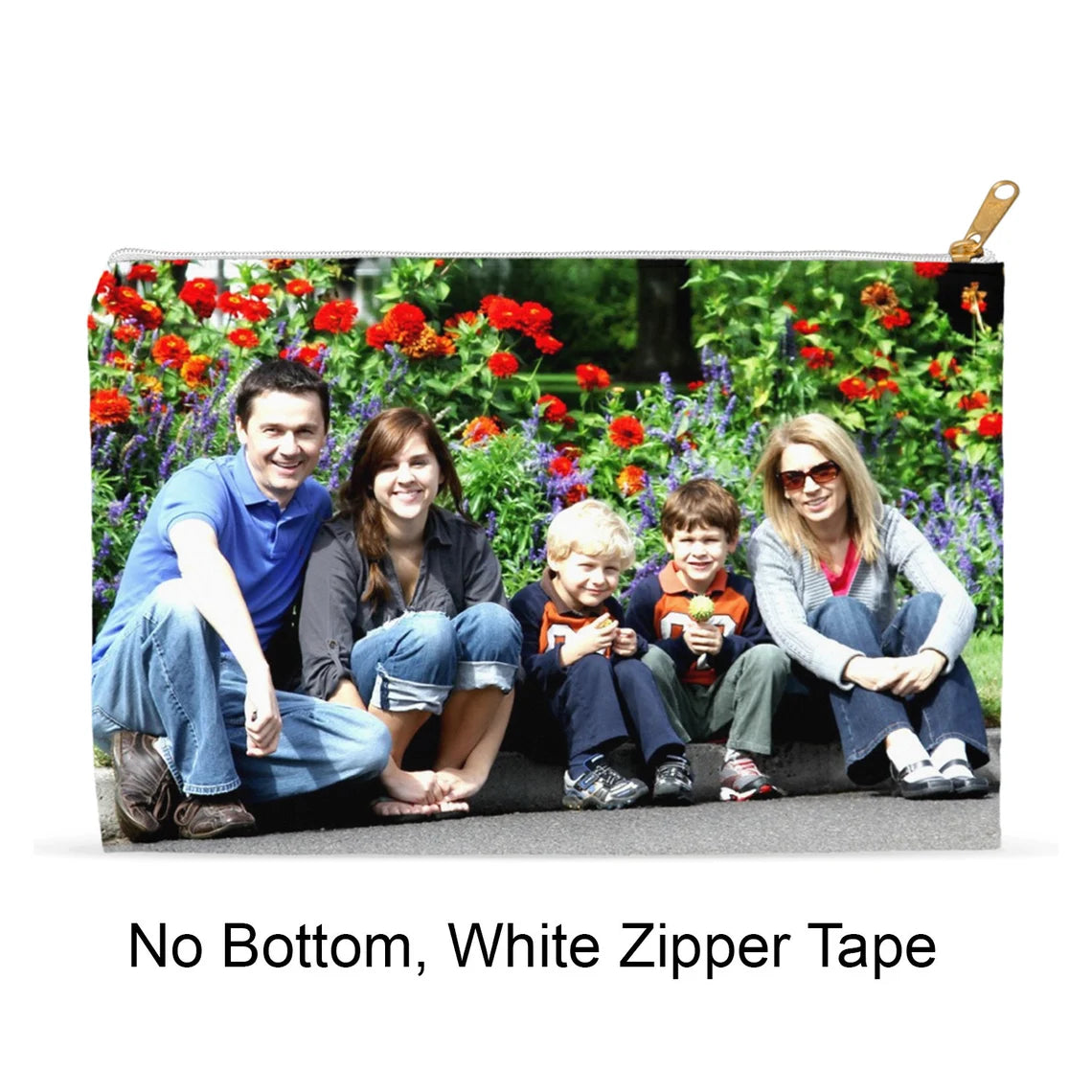 Custom Zip pouch photo cosmetic bag your photo zippered bag custom gift personalized gifts cheap photo gift your image photo zip pouch Cambodia