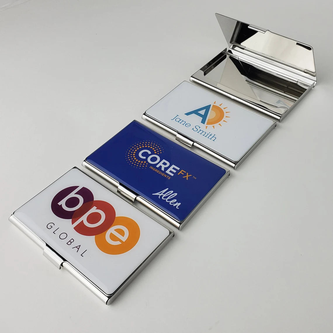 Custom Business Card Holder, Personalized Business Card Case, Employee Recognition, Credit Card Holder, Personalized Gift, Cambodia