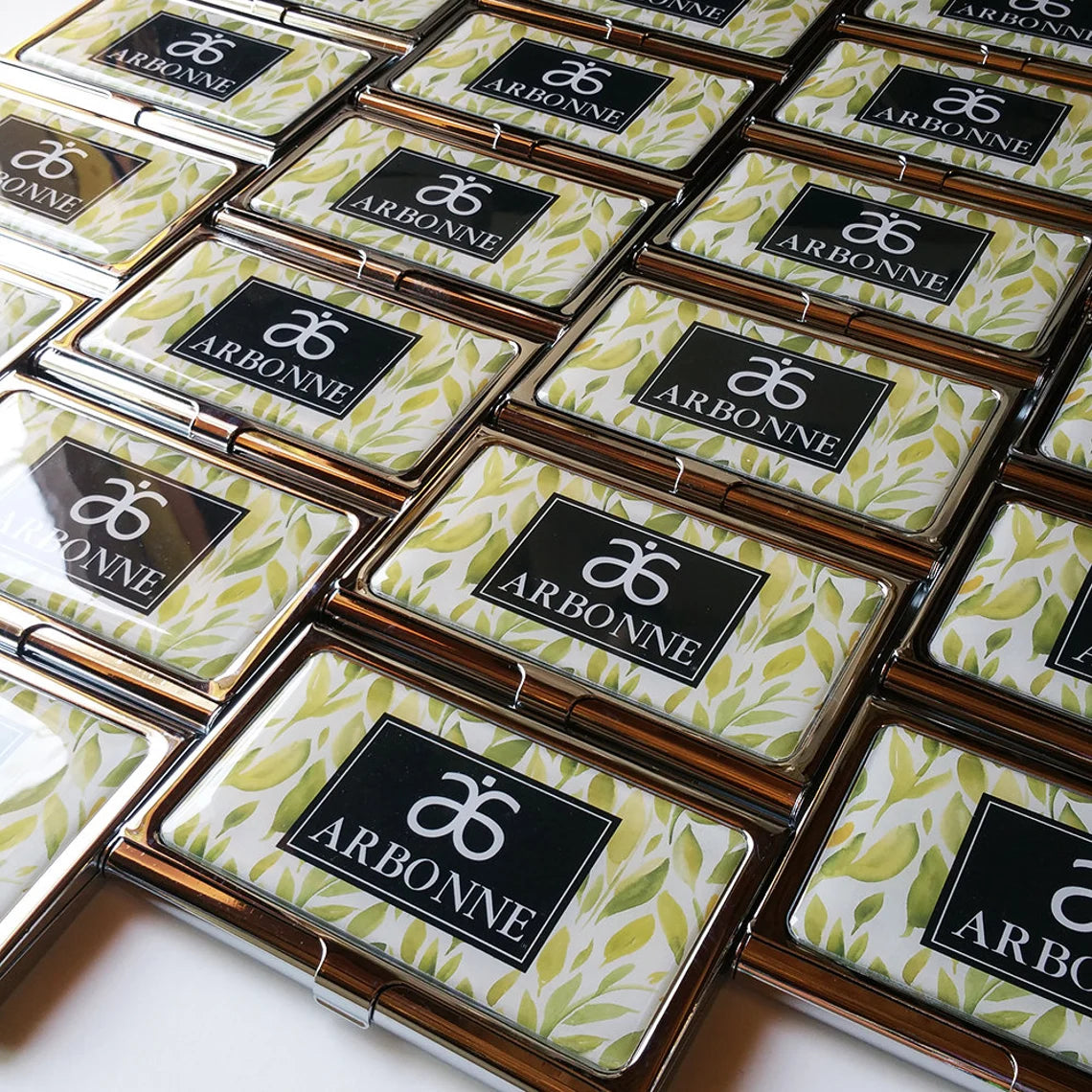 Custom Business Card Holder, Personalized Business Card Case, Employee Recognition, Credit Card Holder, Personalized Gift, Cambodia
