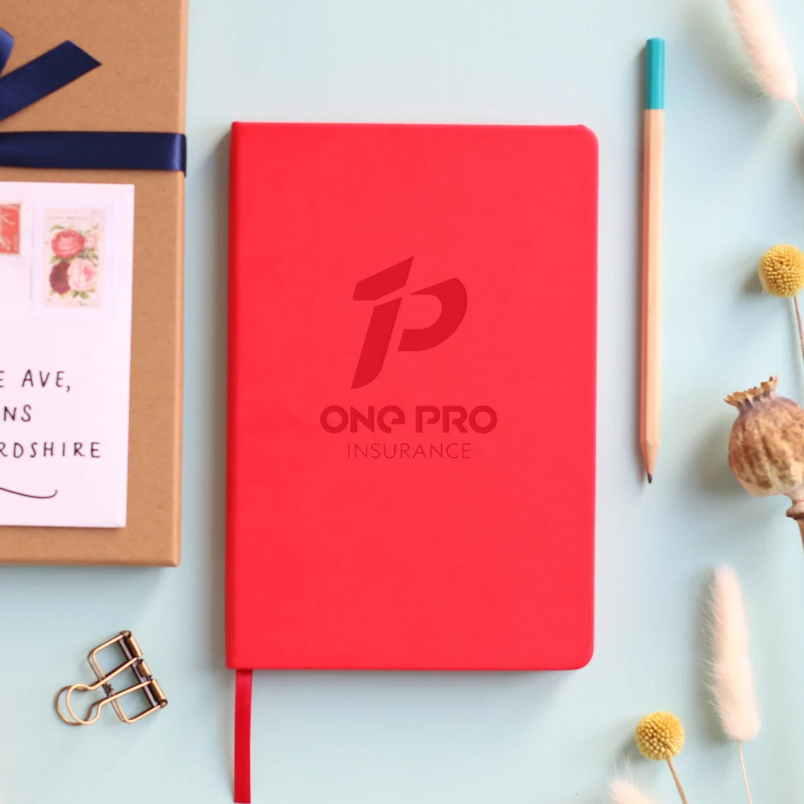 Personalised Your Logo Luxury Journal Notebook|Corporate gift|Branded business vegan leather stationery Cambodia