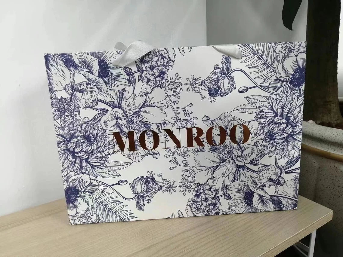 Customized Paper Bag, Personalized High Quality Eco-Friendly Shopping Bag, Jewelry Shopping Bag, Clothes Shopping Bag, Gift bag Cambodia