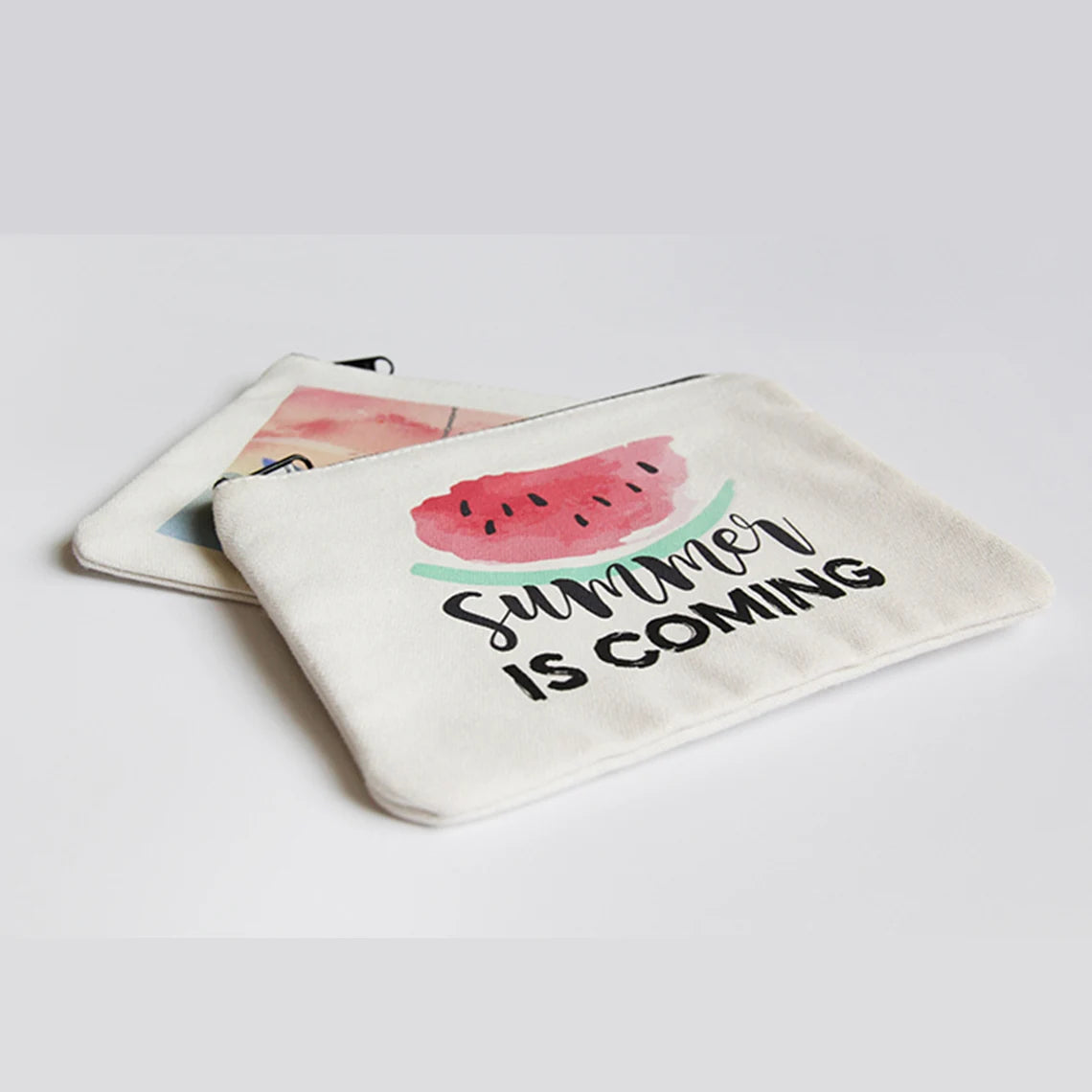 Custom Zip pouch photo cosmetic bag your photo zippered bag custom gift personalized gifts cheap photo gift your image photo zip pouch Cambodia