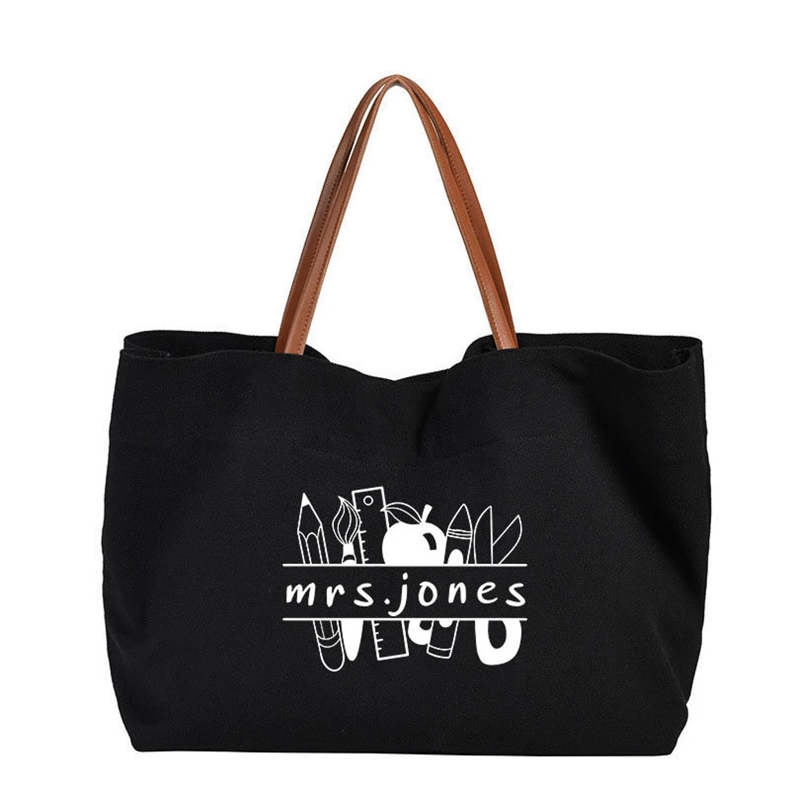 teacher gift -personalized teacher tote bag- art teacher appreciation gifts teacher tote bag Cambodia