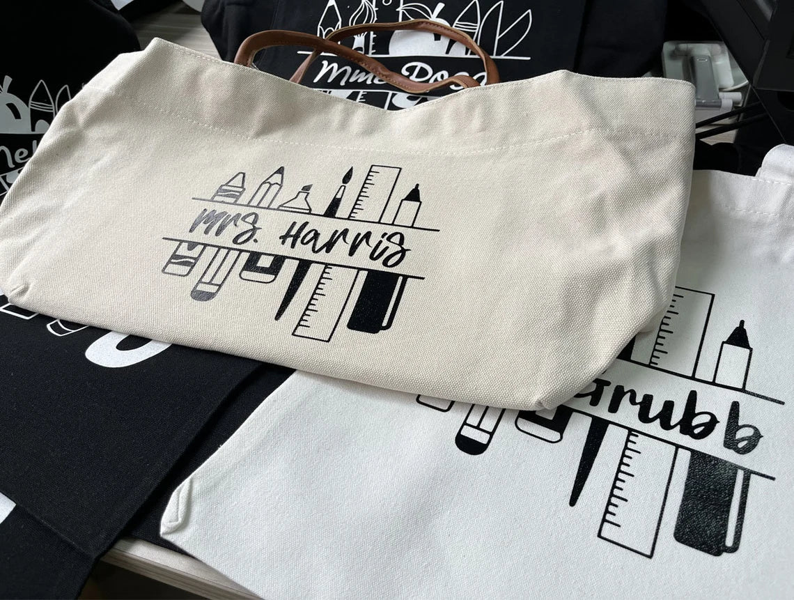 teacher gift -personalized teacher tote bag- art teacher appreciation gifts teacher tote bag Cambodia