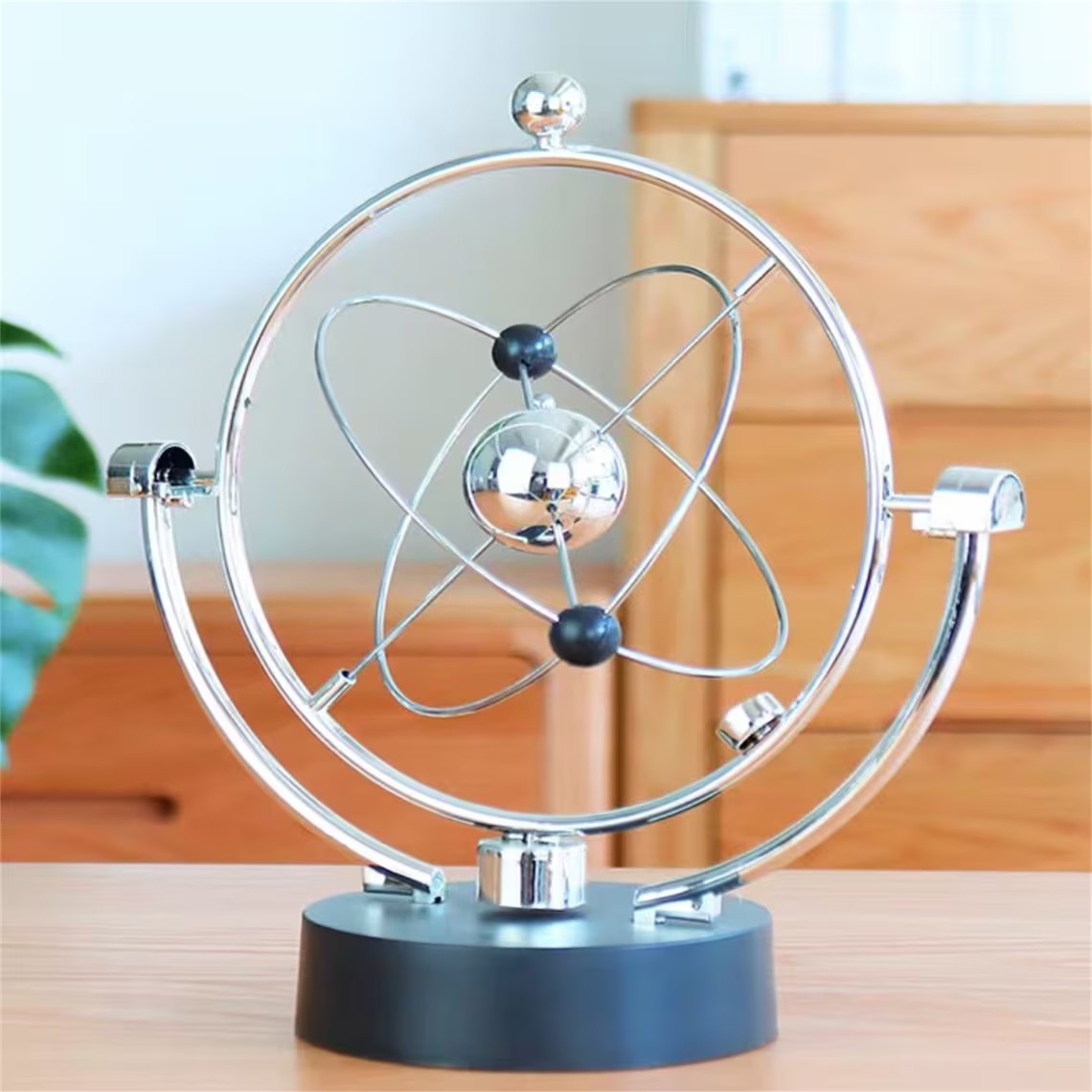 Newton's Pendulum perpetual motion magnetic levitation chaos desktop ornament for home and office decoration