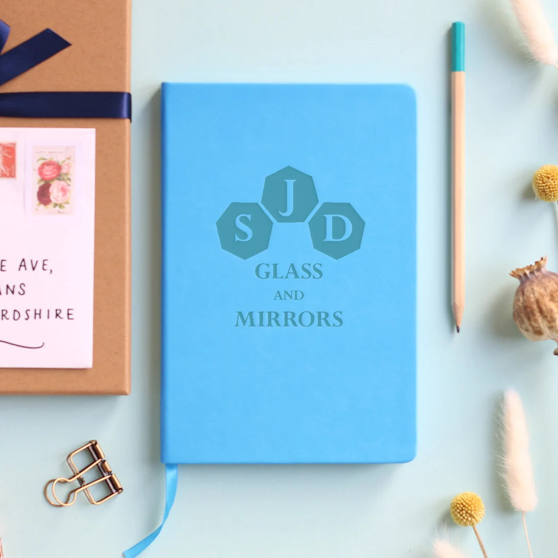 Personalised Your Logo Luxury Journal Notebook|Corporate gift|Branded business vegan leather stationery Cambodia