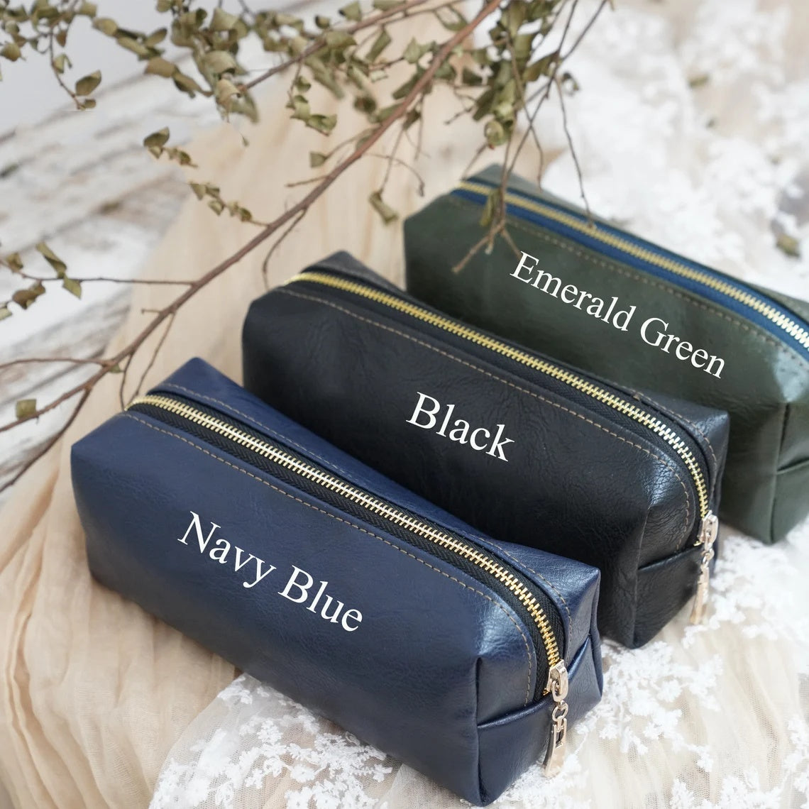 Personalised Engraved Birthflower Pen Case, Birth Month Leather Pen Holder, Floral Pen Organizer, Teacher Appreciation Gifts, Gift for Her Cambodia