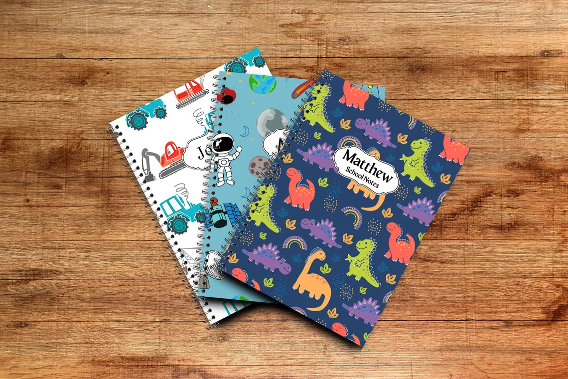 School Notebook, Back to School, Personalized Notebook for Kids, School Supplies, Custom Kid Notebook, Children's Journal, Cambodia