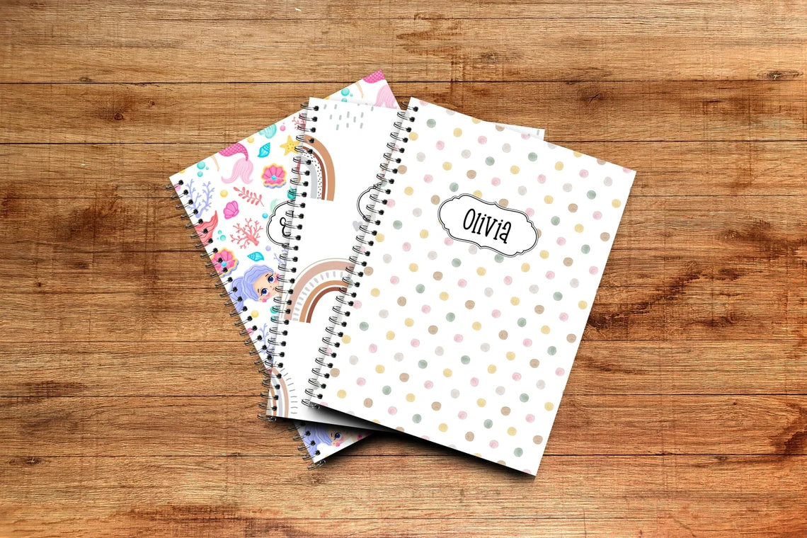School Notebook, Back to School, Personalized Notebook for Kids, School Supplies, Custom Kid Notebook, Children's Journal, Cambodia