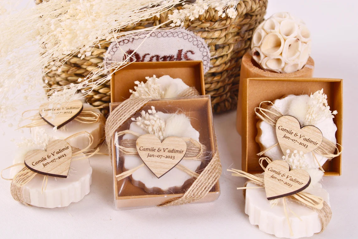 Wedding Scented Soap Bulk, Personalized Wedding Favors for Guests, Bridal Shower Soap Favors, Soap Gifts, Soap Favors Wedding, Handmade Soap Cambodia