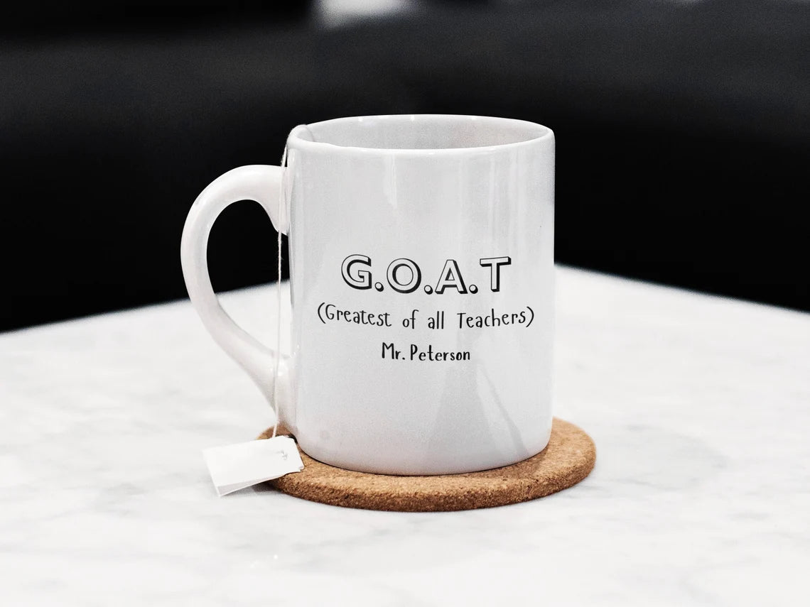 Teacher Gift Idea, Greatest Teacher, Male Teacher Gift, Teacher Appreciation Gift, End of Year Gift, Personalised Gift from Student Cambodia