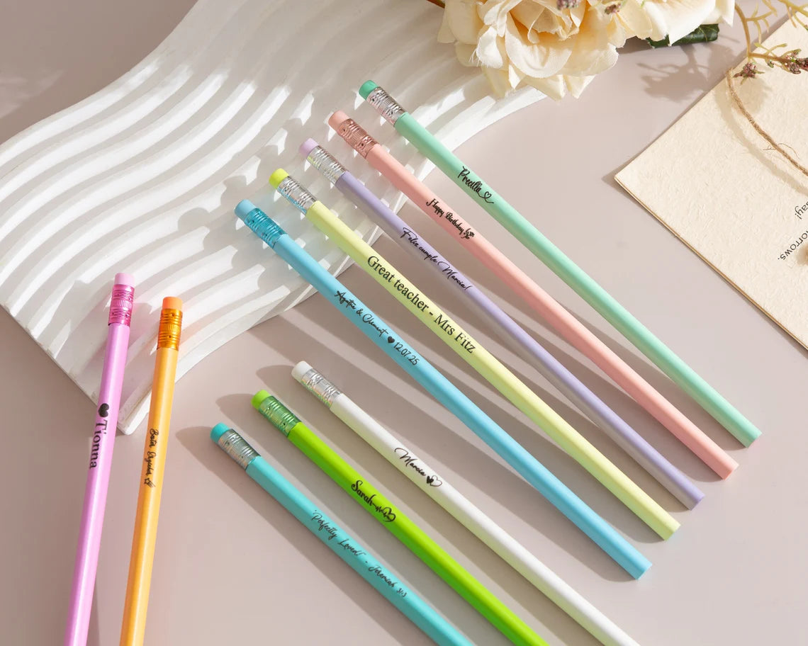 Personalized Pencil,Pencils With Names,Custom Name Pencils,School Supplies,Teacher Gift,Teacher Pencils,Back to School Gift,Student Gifts Cambodia