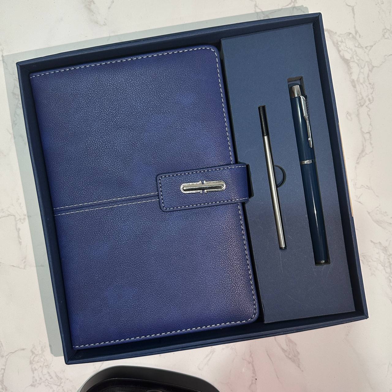 Custom logo/name/sticker notebook and pen set Cambodia