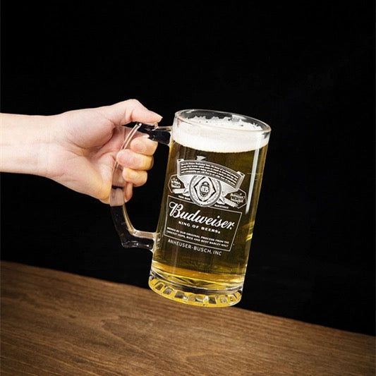 Custom logo/name/sticker beer glass 450ml Phnom Penh, Cambodia