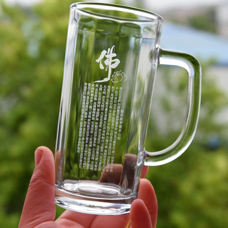 Custom logo/name/sticker beer glass 450ml Phnom Penh, Cambodia