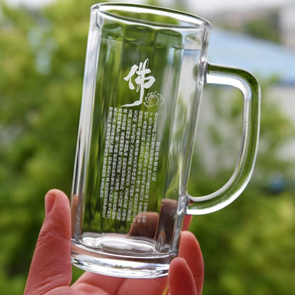 Custom logo/name/sticker beer glass 450ml Phnom Penh, Cambodia
