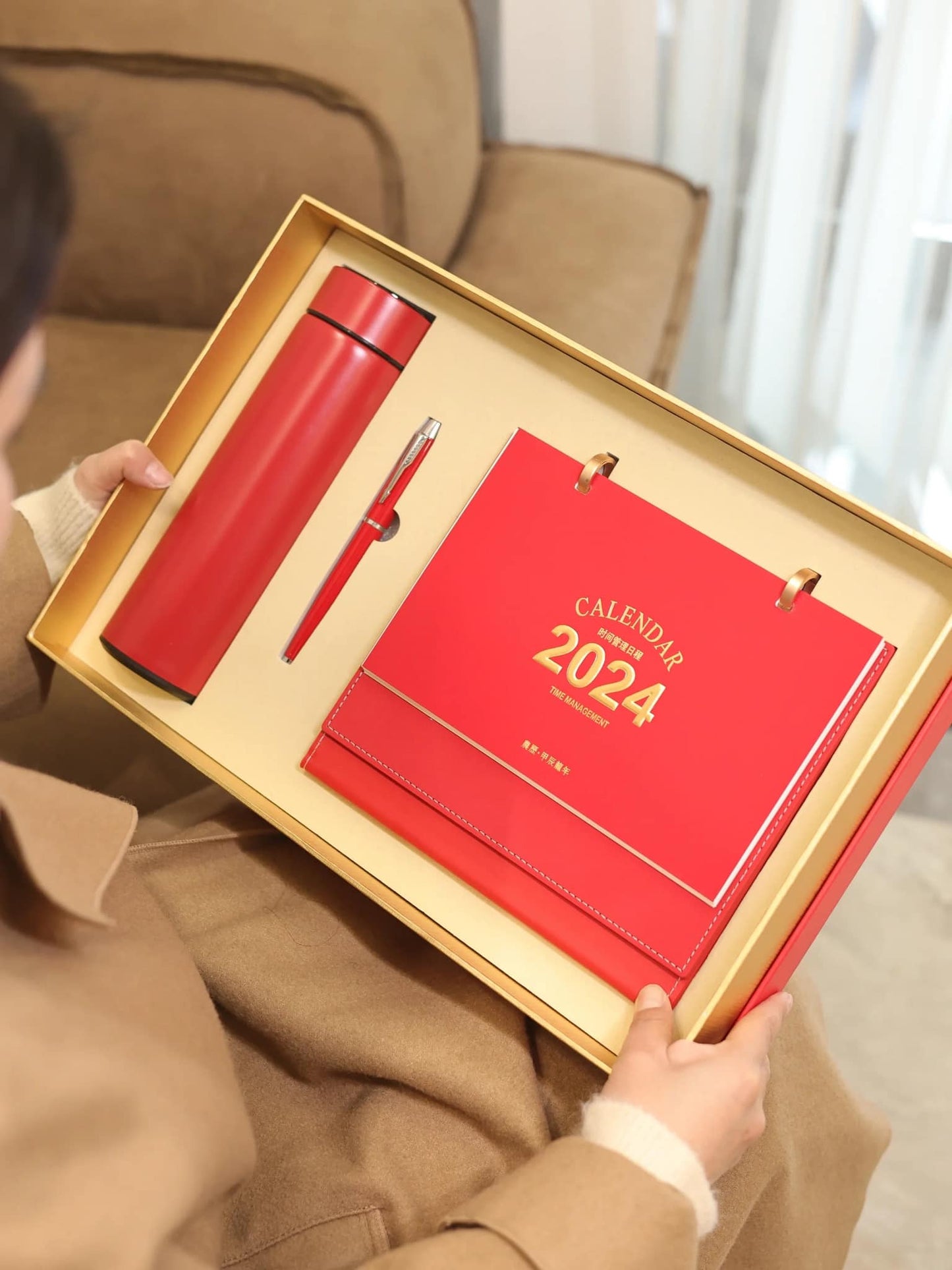 Custom logo/name company /event gift set