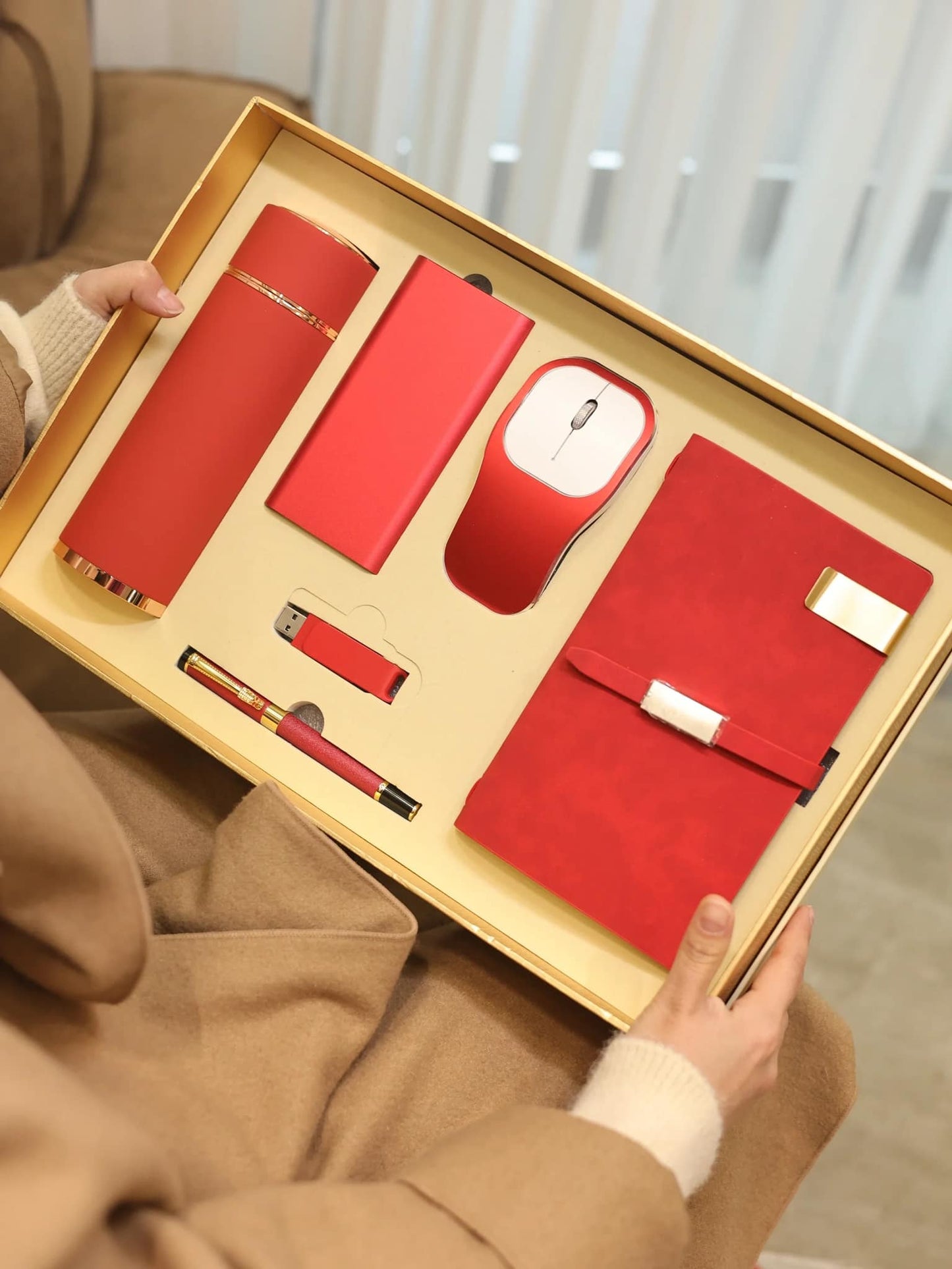 Custom logo/name company /event gift set