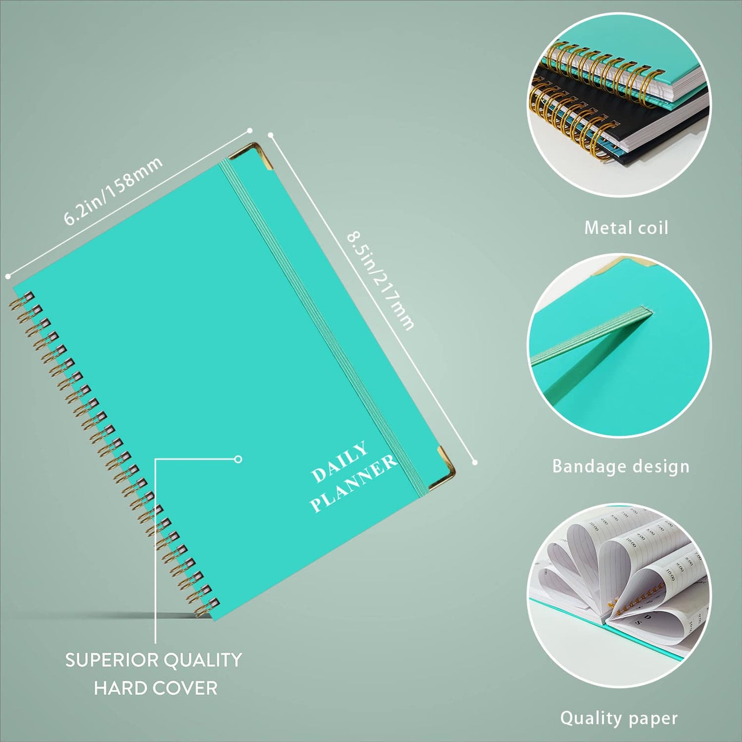 Custom logo/name daily planner book Cambodia