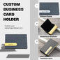 Custom logo/name business card holder Cambodia