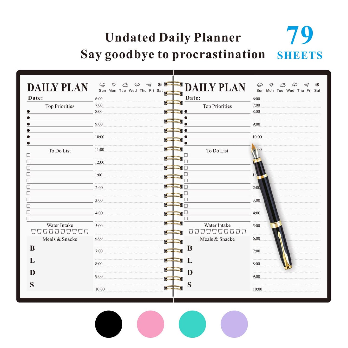 Custom logo/name daily planner book Cambodia