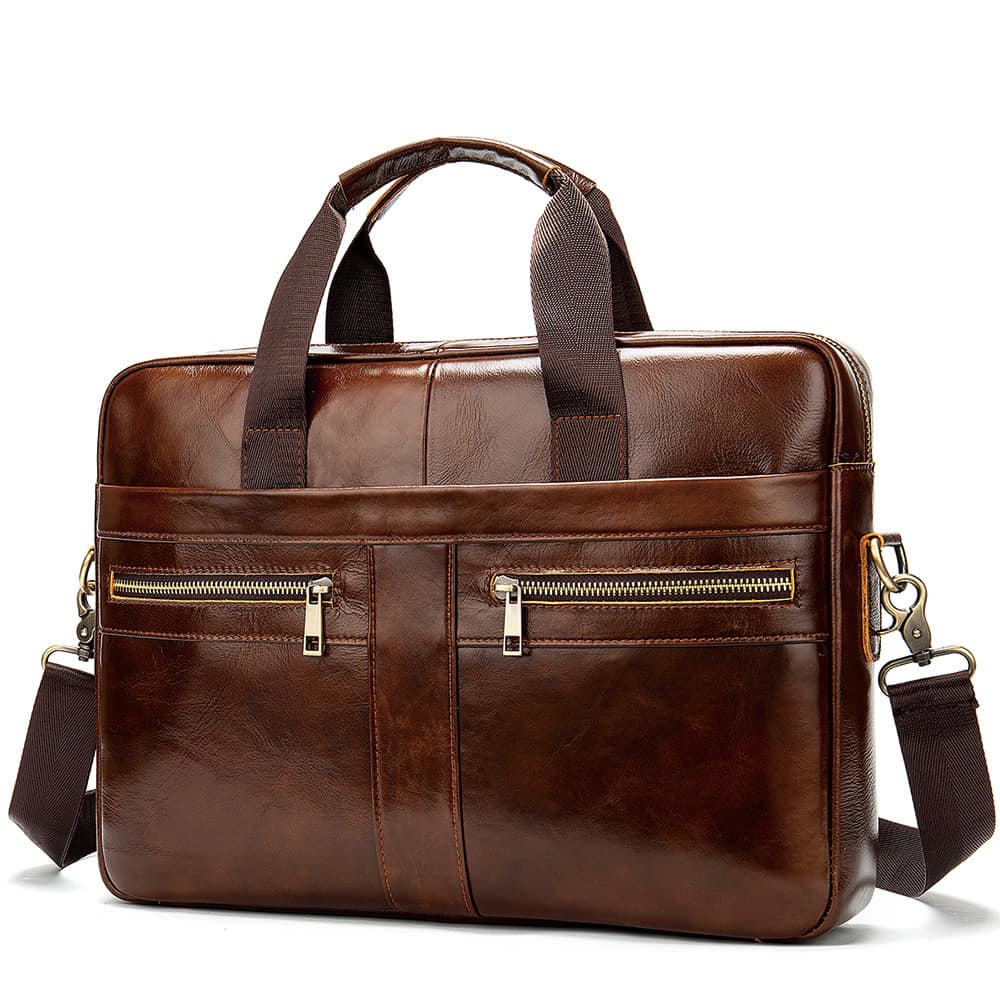 Custom logo/name leather briefcase folder business bag  Cambodia