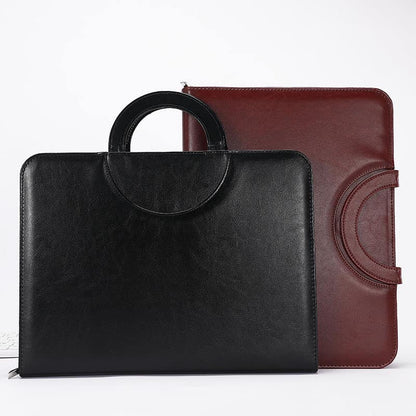 Custom your logo/name briefcase folder Cambodia