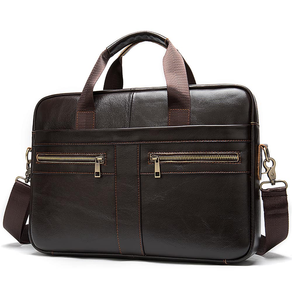 Custom logo/name leather briefcase folder business bag  Cambodia
