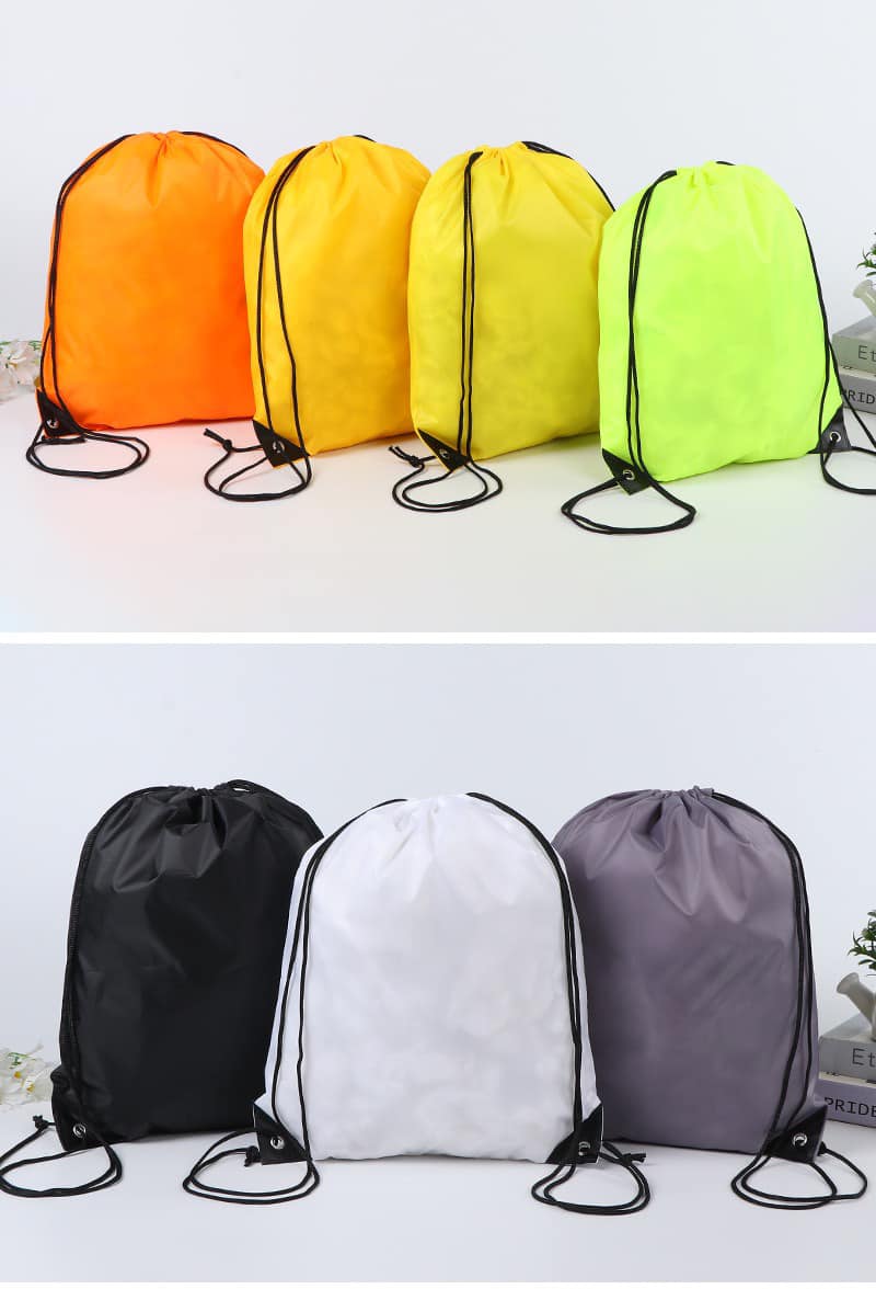 Custom logo/name spots drawstring backpack cambodia