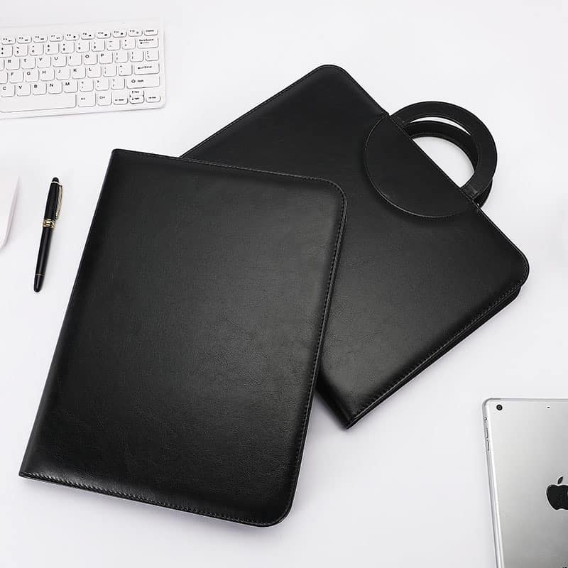 Custom your logo/name briefcase folder Cambodia