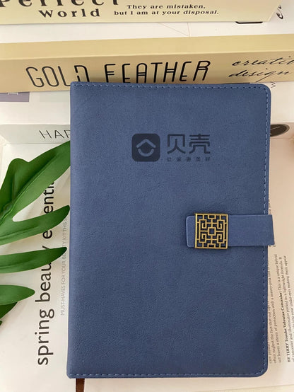 Custom your logo/name/sticker notebook pen bottle set Cambodia