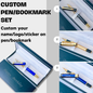 Custom logo/name/sticker pen set/fountain pen set