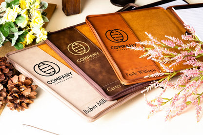 Personalized Business Portfolio, Business Gifts, Small Business Gifts, Personalized Journal, Corporate Gifts, Custom Leather Padfolio Cambodia