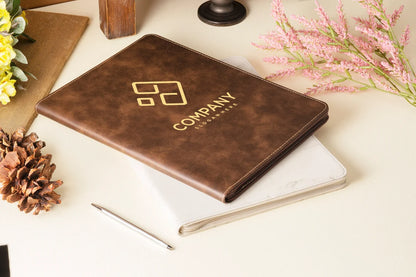 Personalized Business Portfolio, Business Gifts, Small Business Gifts, Personalized Journal, Corporate Gifts, Custom Leather Padfolio Cambodia