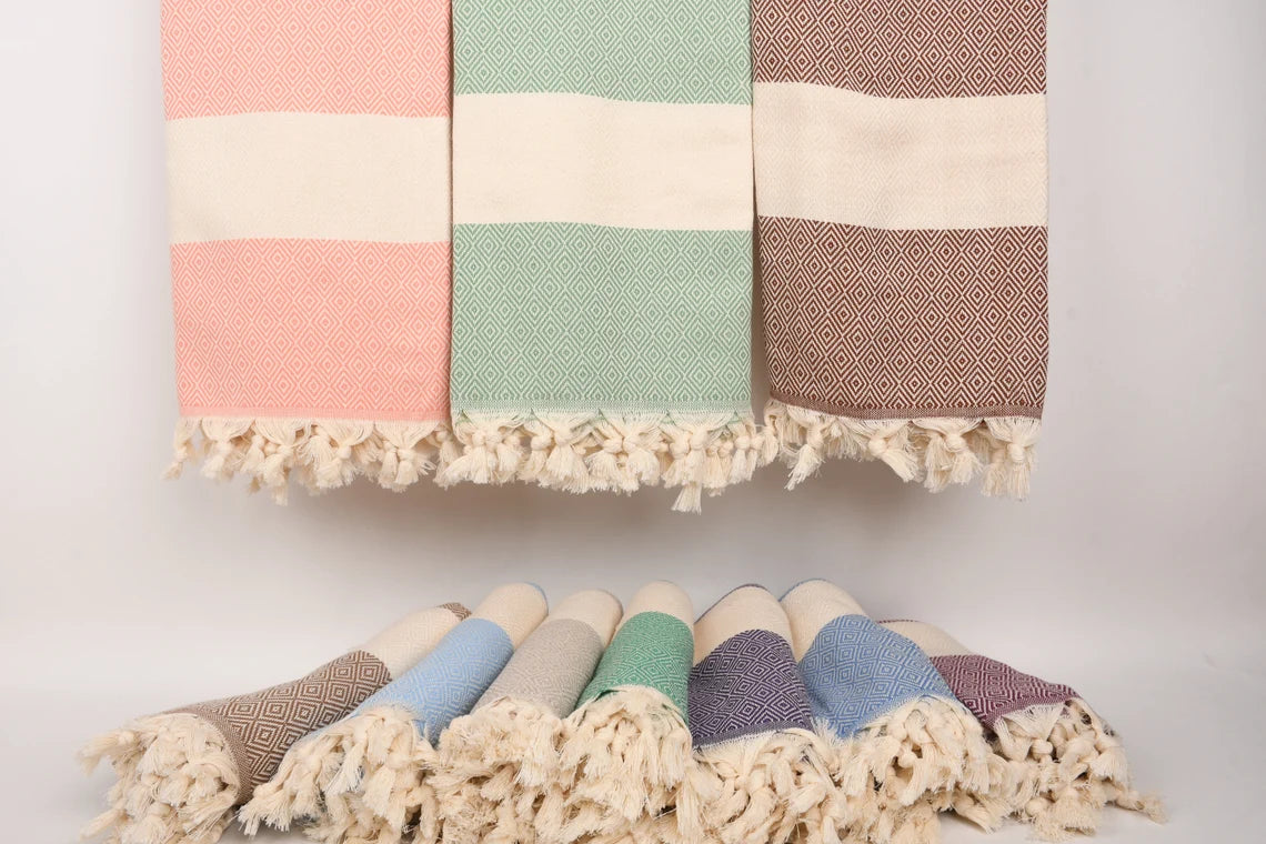 Personalized Wedding Gift, Bachelorette Party Gifts, Turkish Towel Beach, Custom Wedding Gifts, Bridal Shower Favors, Diamond Design Towel, Cambodia