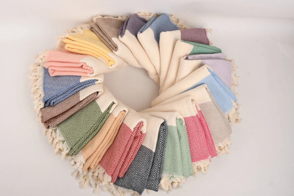 Personalized Wedding Gift, Bachelorette Party Gifts, Turkish Towel Beach, Custom Wedding Gifts, Bridal Shower Favors, Diamond Design Towel, Cambodia