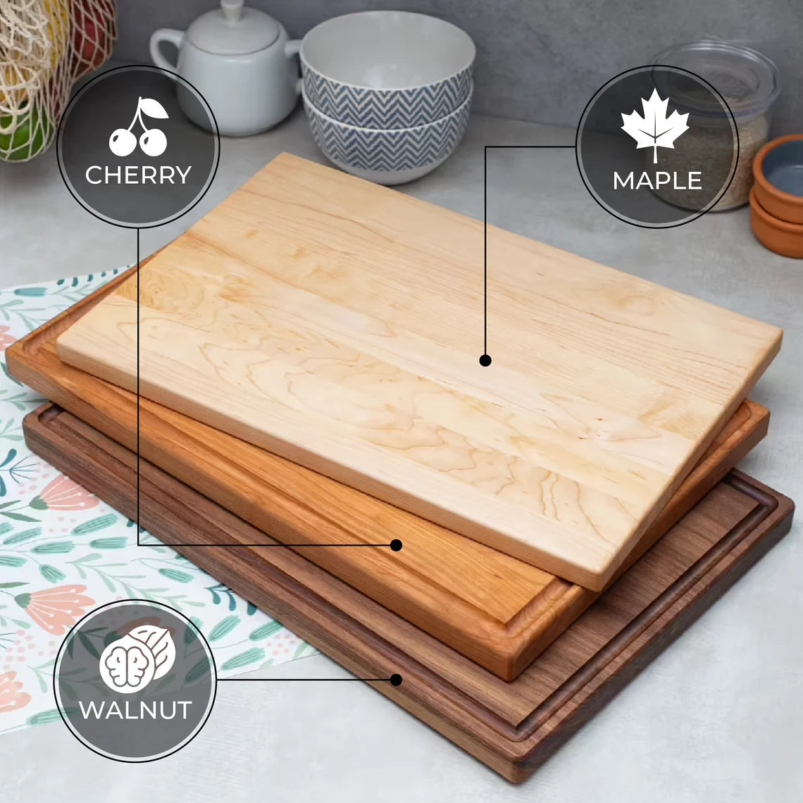 Custom Logo Corporate Gift Cutting Board Realtor Closing Gift for Realtors Personalized Employee Appreciation Gift Engraved for Company Cambodia