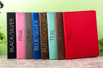 Personalized Refillable Portfolio, Custom Portfolio With Zipper, Custom Leather Portfolio, Personalized Padfolio, Business Gift, Phd Gift Cambodia