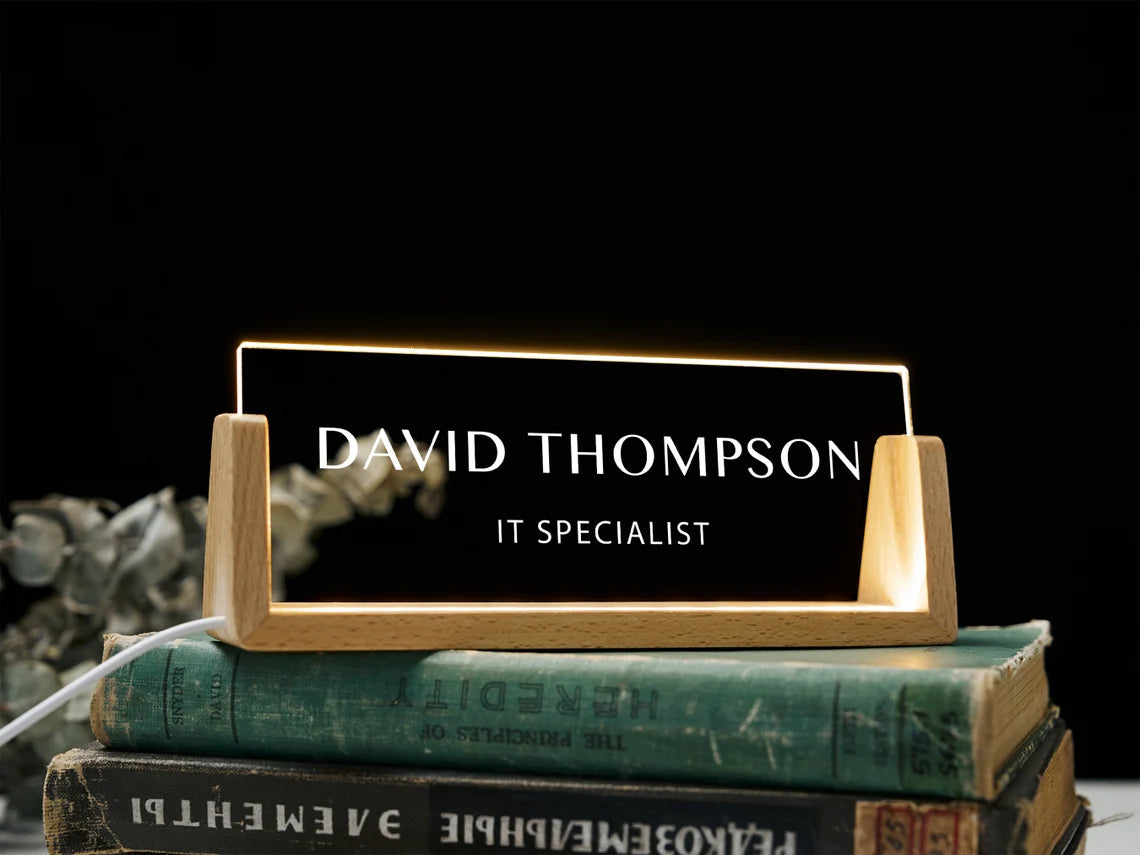 Personalized Desk Name Plate, Graduation Desk Name Plate,Graduation gift, Desk Accessories, Office Gifts for Boss Coworkers, New Job Gifts Cambodia