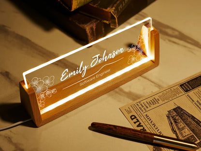 Personalized Desk Name Plate, Graduation Desk Name Plate,Graduation gift, Desk Accessories, Office Gifts for Boss Coworkers, New Job Gifts Cambodia