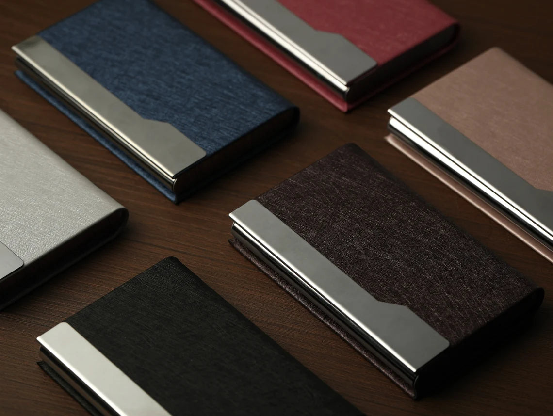 Personalized Business Card Case, Leather Business Card Holder, Engraved Leather with Name, Corporate Gift, Businessman Gift, Office Gift Cambodia