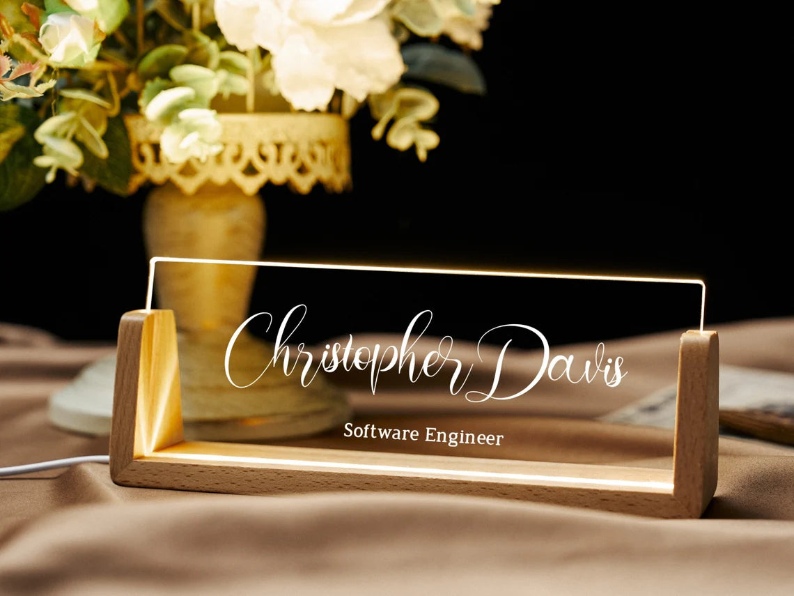 Personalized Desk Name Plate, Graduation Desk Name Plate,Graduation gift, Desk Accessories, Office Gifts for Boss Coworkers, New Job Gifts Cambodia